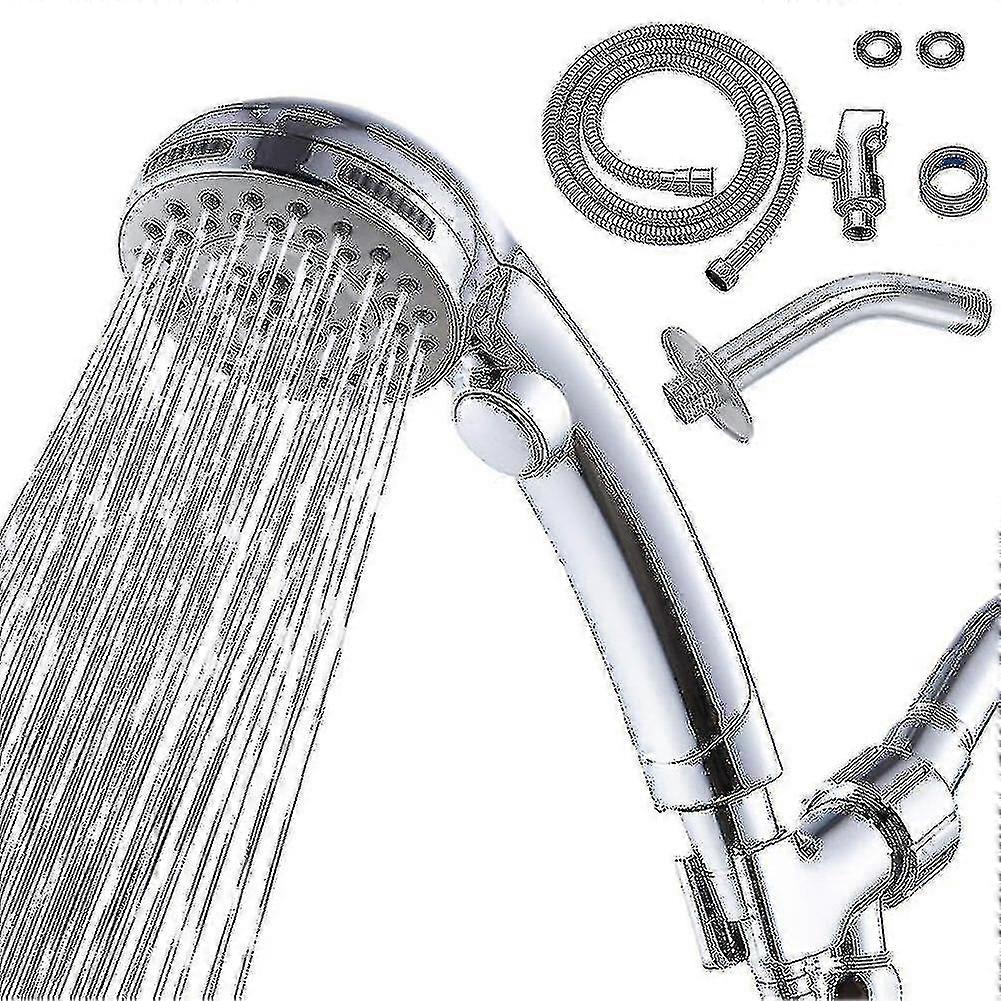 Shower Head Sprayer Bath High Pressure Handheld Adjustable For Home Bathroom
