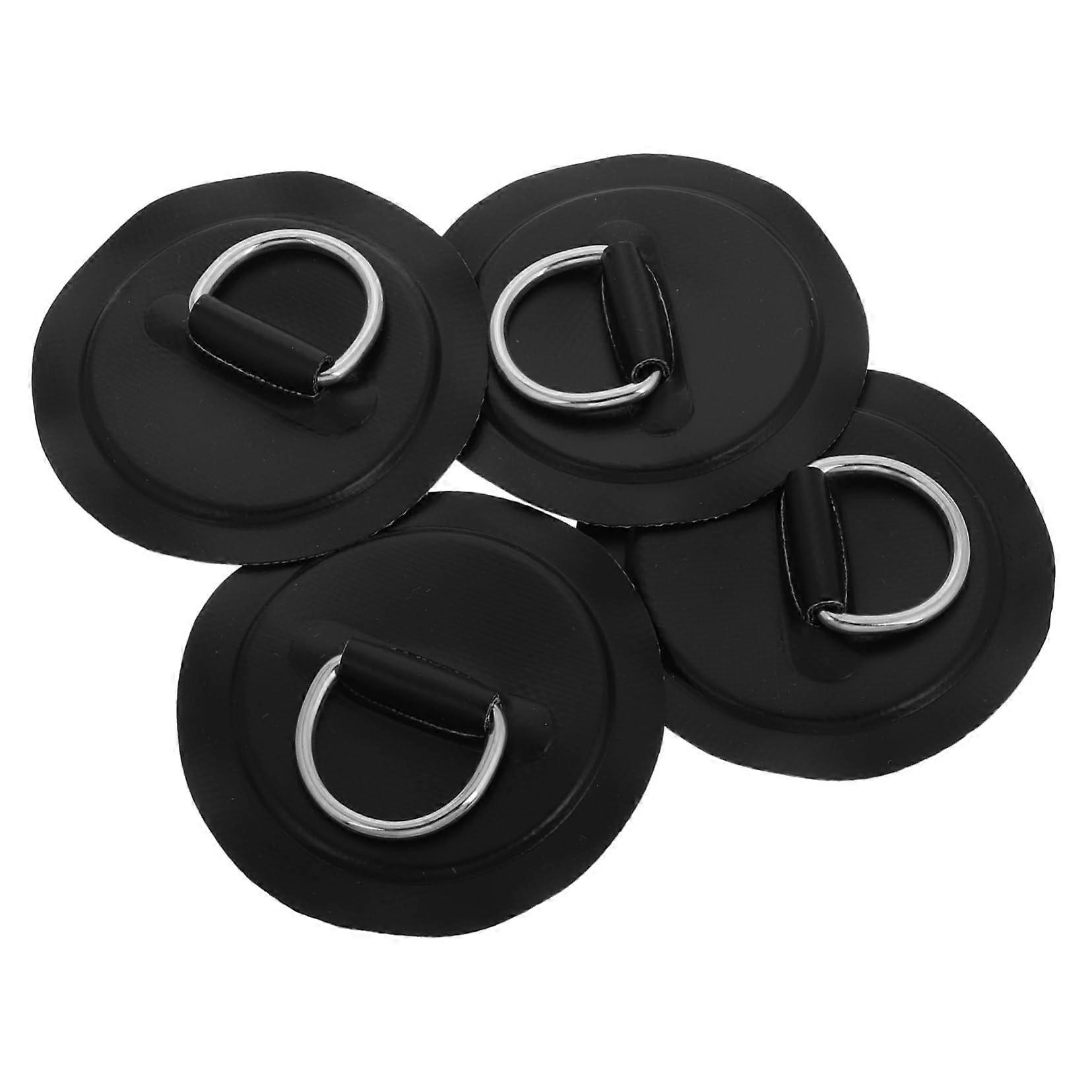 Kayak D Ring Tie Down Straps for Inflatable Boat Attachment, Durable Cord Fixators, 4pcs