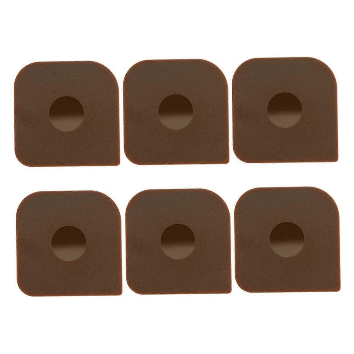 Luxshiny 6pcs NonScratch Pot Scraper Set for Cast Iron Pans Baking and MultiShape Kitchen Cleaning