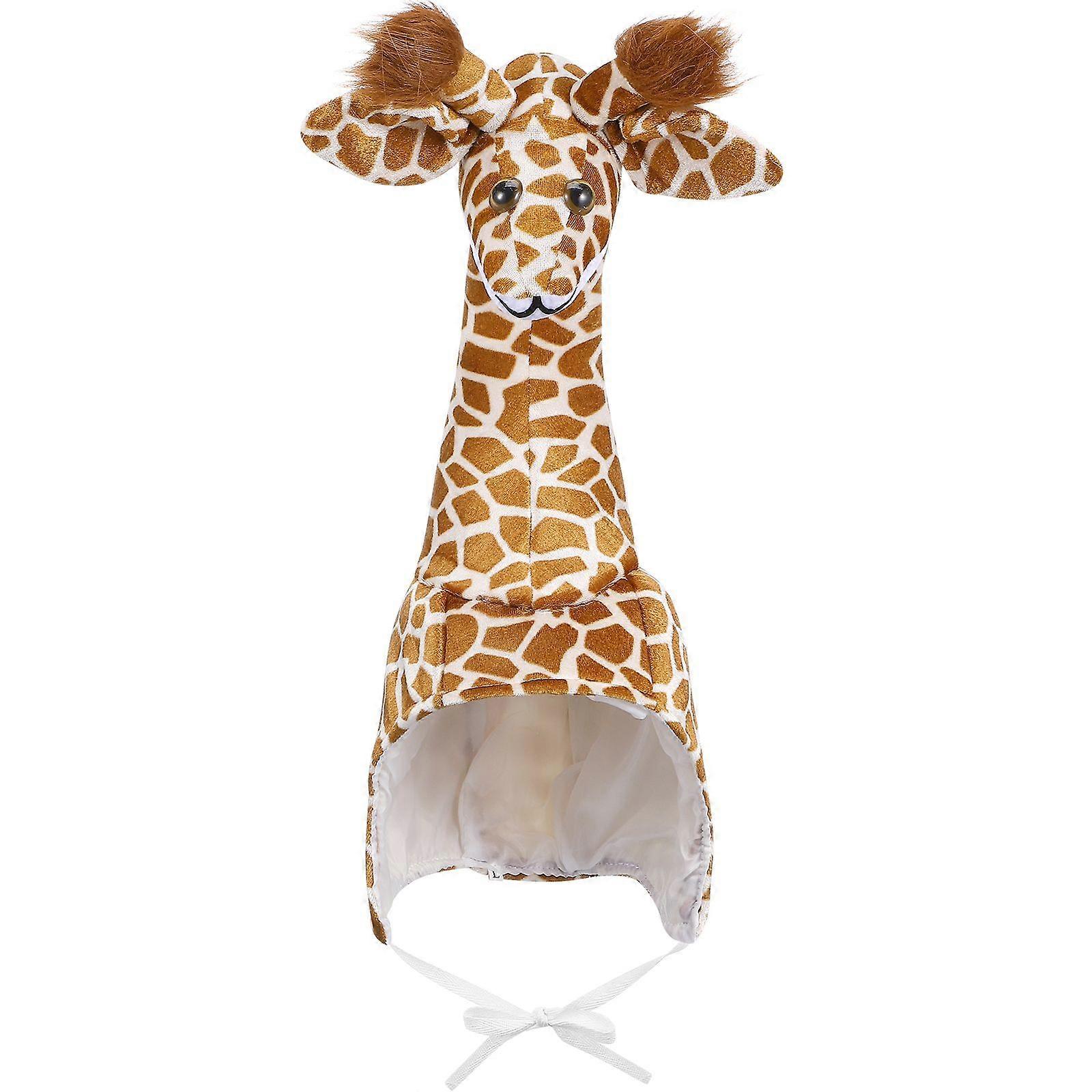 Performance Costume Giraffe Shaped Hats Interactive Animal For Parent Child