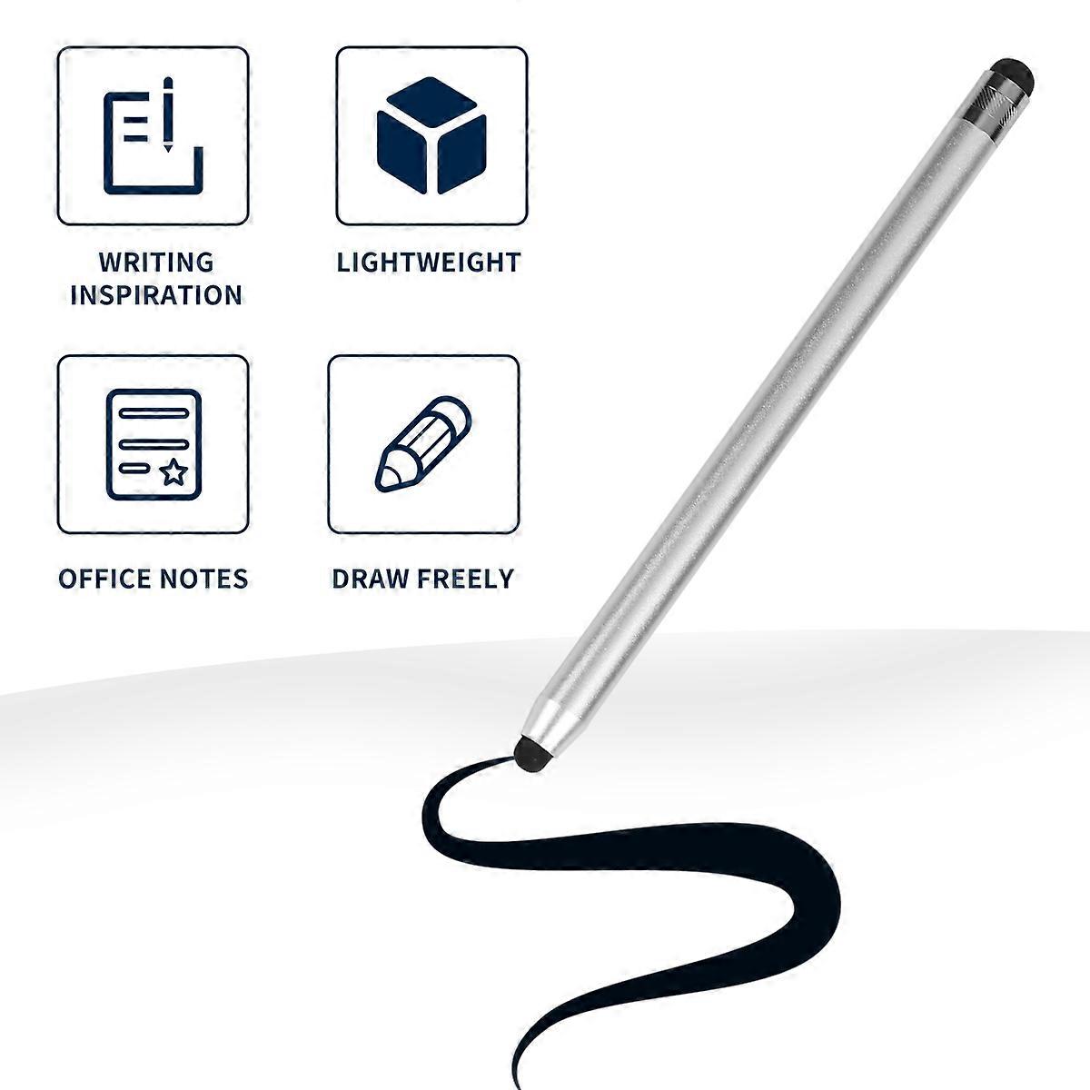 Handwriting Stylus Pen for Tablet Capacitive Touch Screen 2Pcs Black