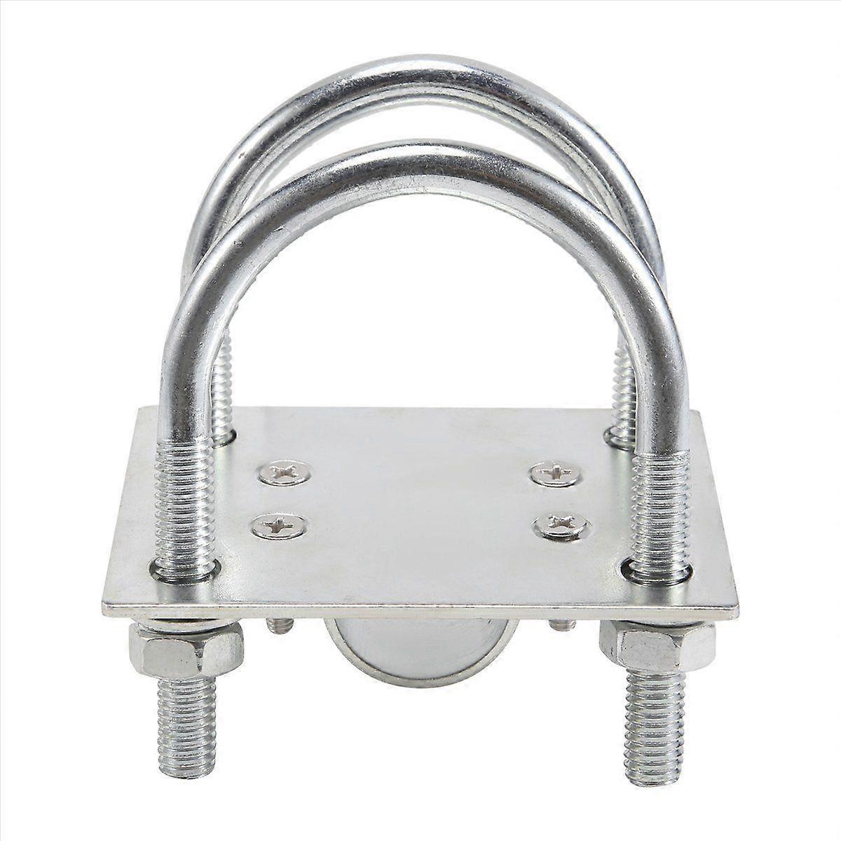 Antenna Mast Clamp Bracket with U-Bolts Anti-Rust Clamp Panel