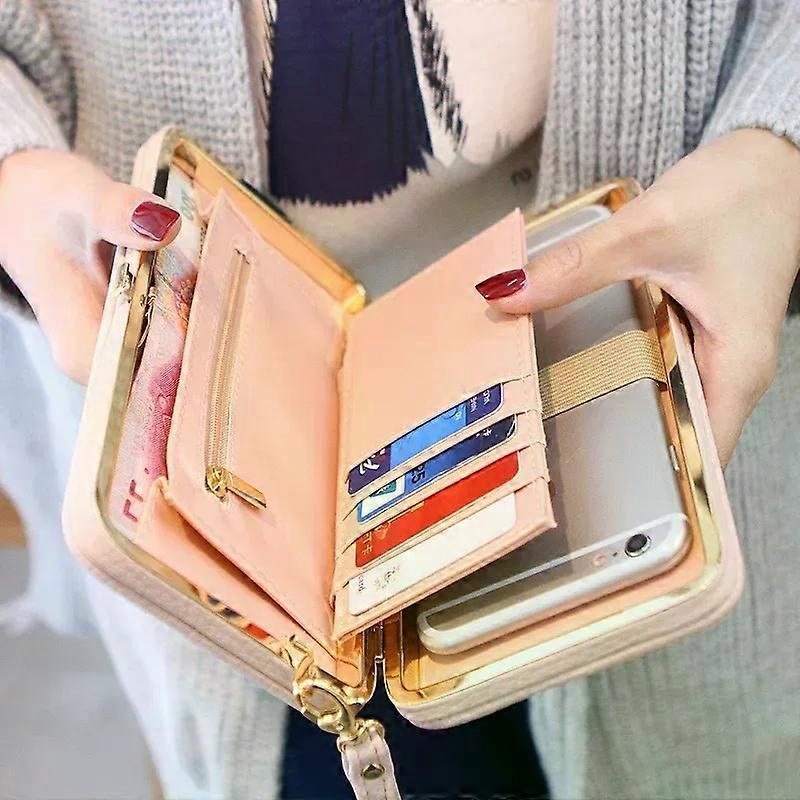 Neue modische klassische Geldbörsen für Damen: Geldbörse mit Schleife, Handytasche, lange Kartentasche, Handtasche, süße Geldbörse