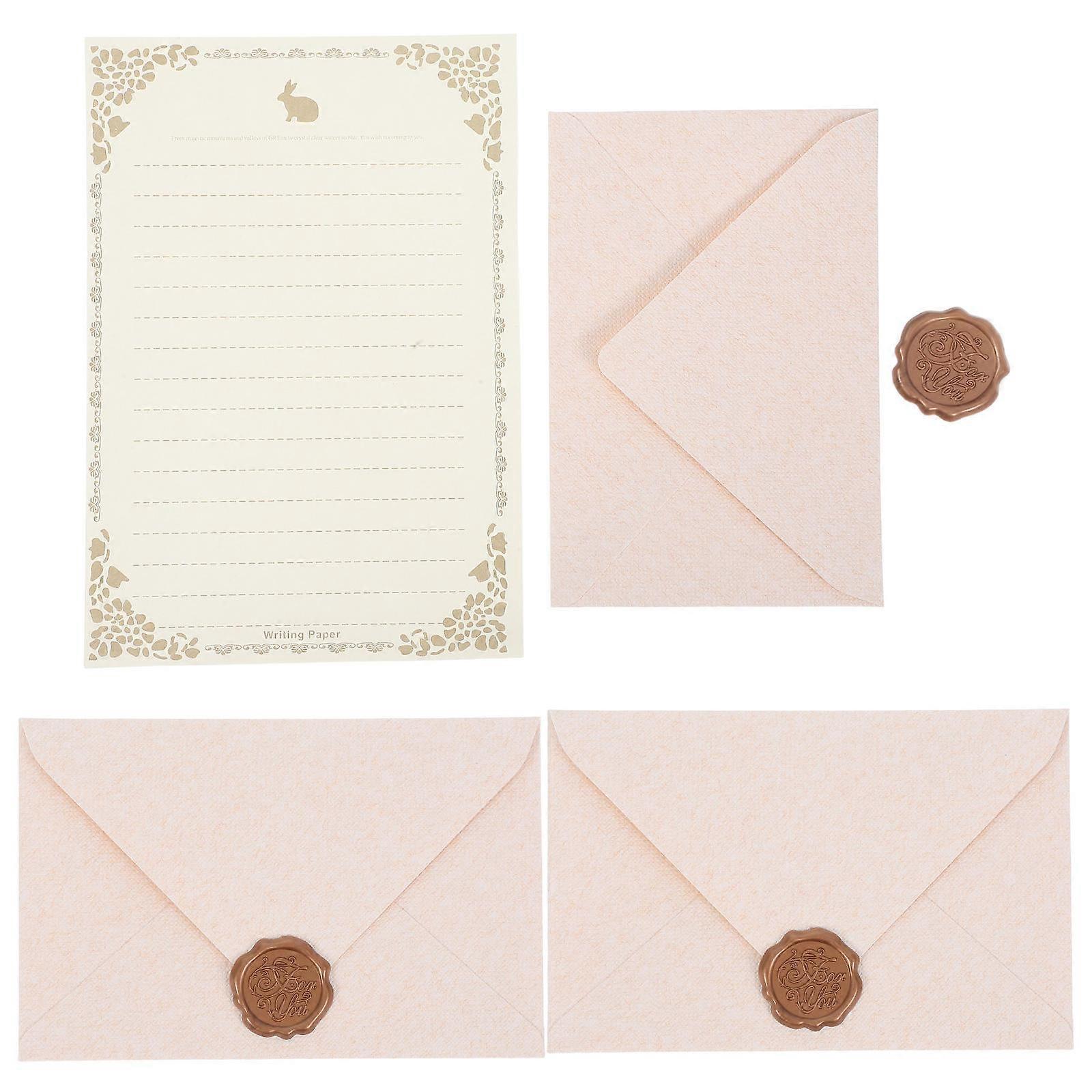 Assorted Color Letter Paper and Envelopes for Writing 1Set DIY Envelopes