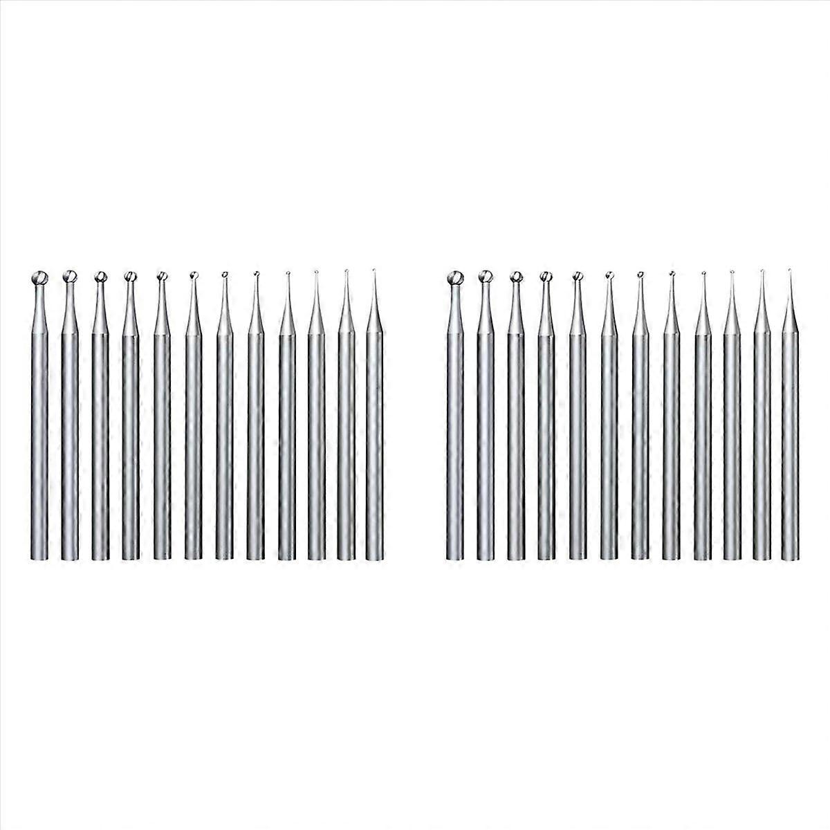 3/32 polegadas haste jóias que fazem brocas redondas forma de bola gravura bits