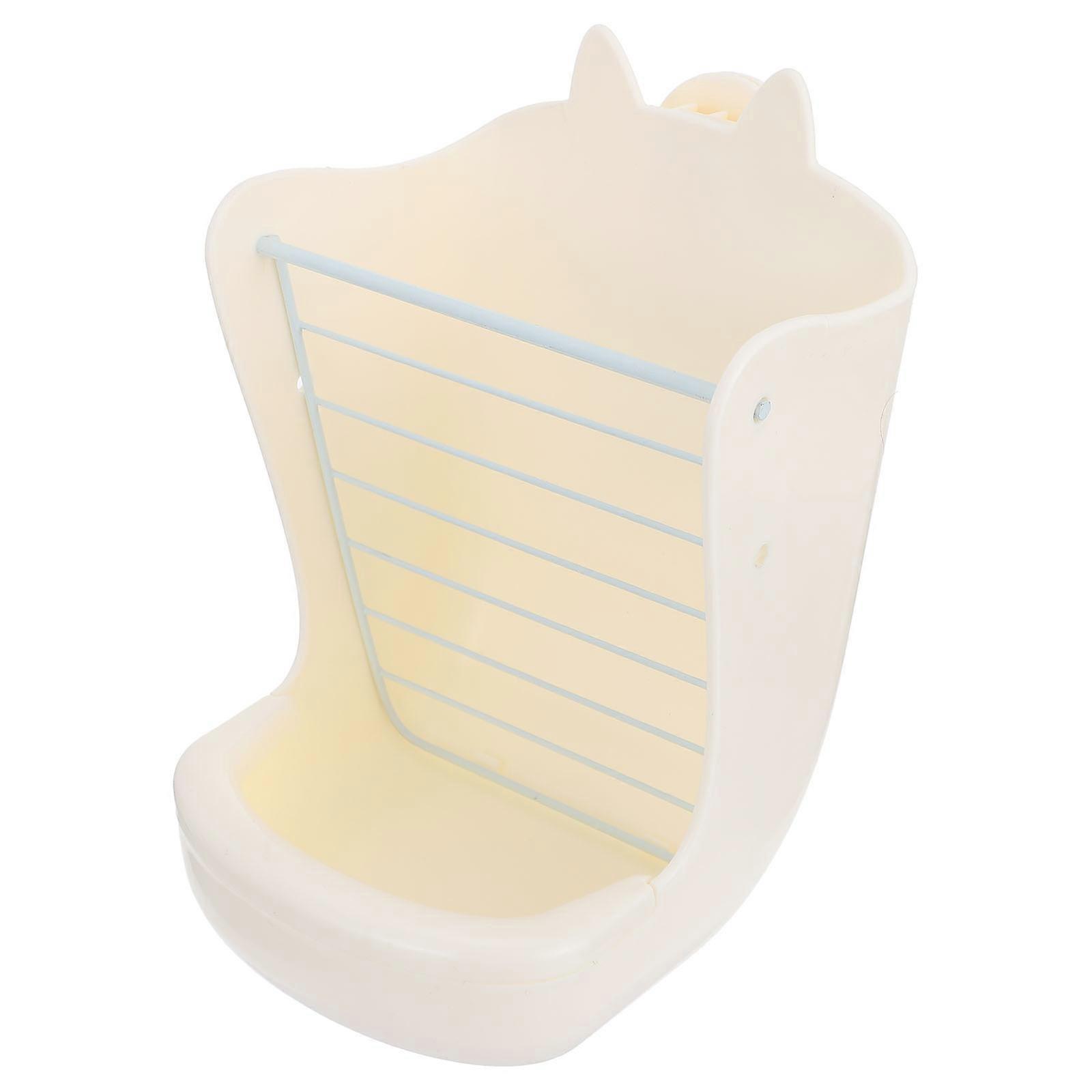 Rabbit Hamster Feeding Trough Grass Rack Pet Feeder 1Pcs