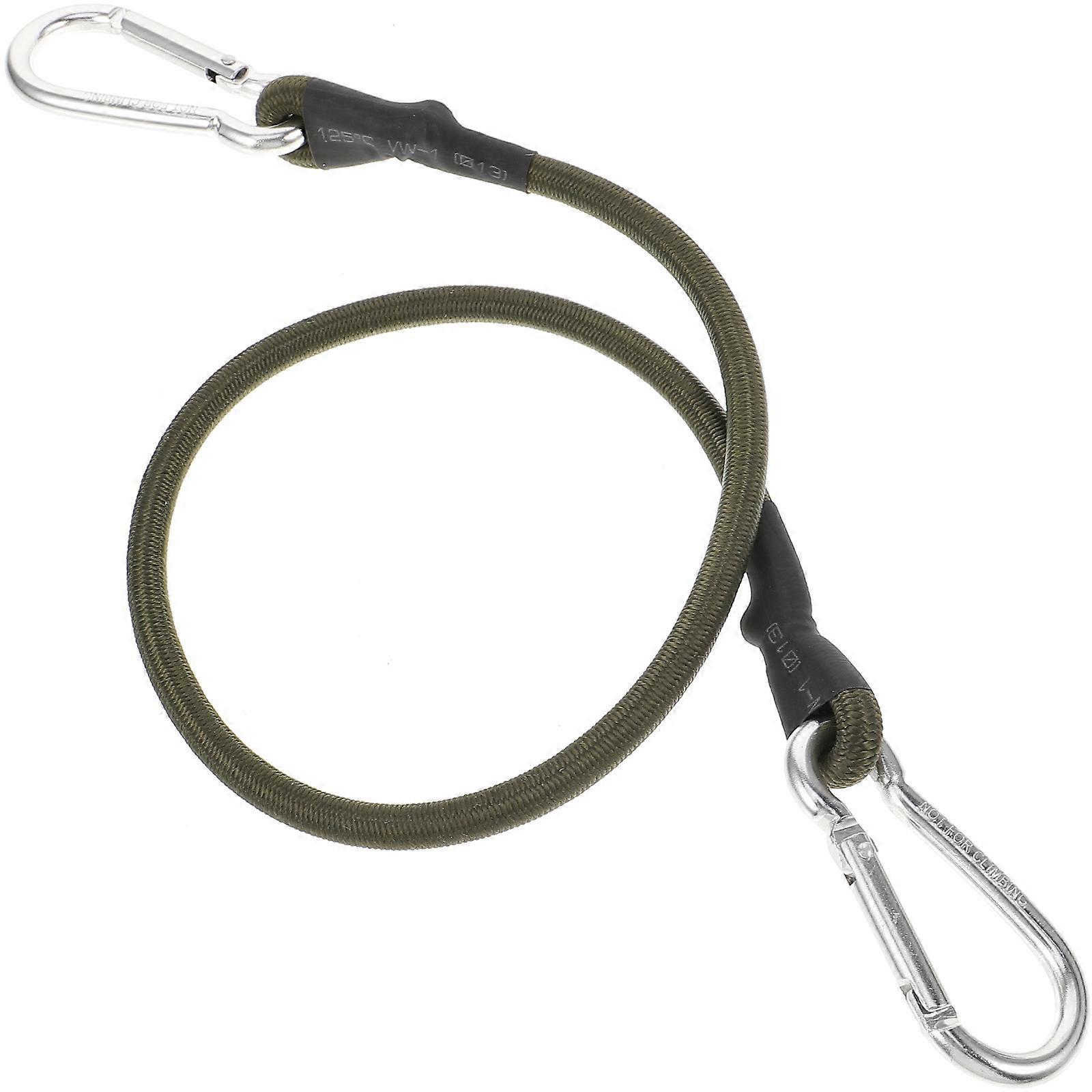 Adjustable Bungee Cord Carabiner Tie Down for 18Pcs Straps