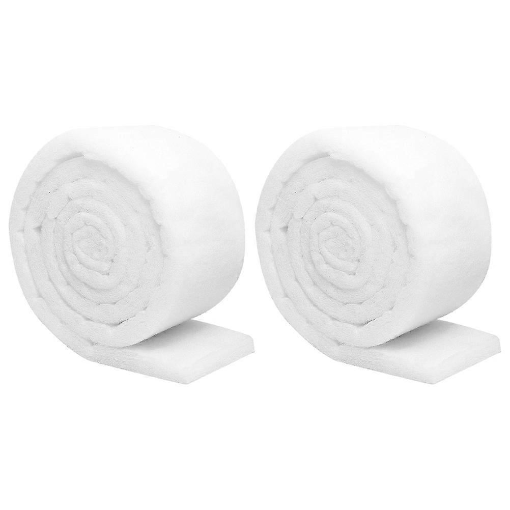 Filtering Cotton Biochemical Filter Sponge Pad for Aquarium Use 2 Rolls