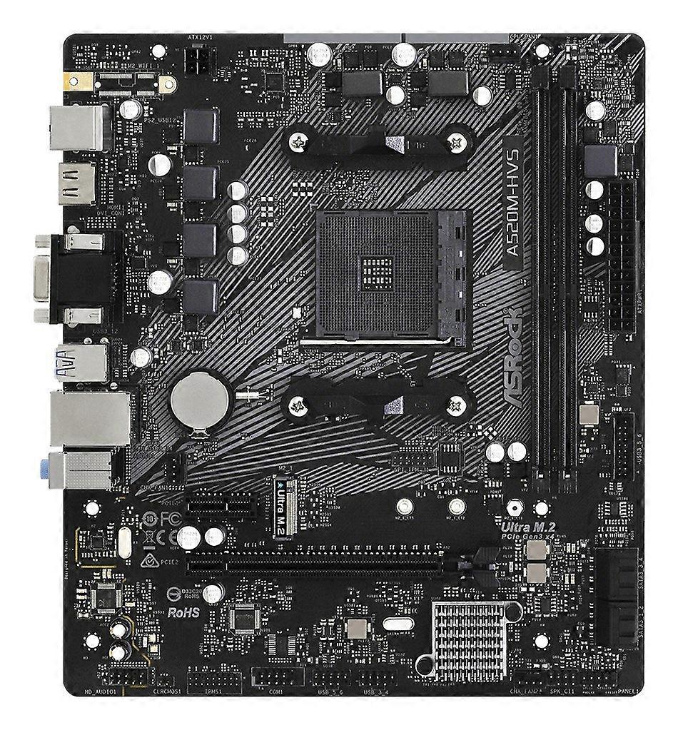 Asrock A520m-hvs Amd A520 Socket AM4 Micro ATX