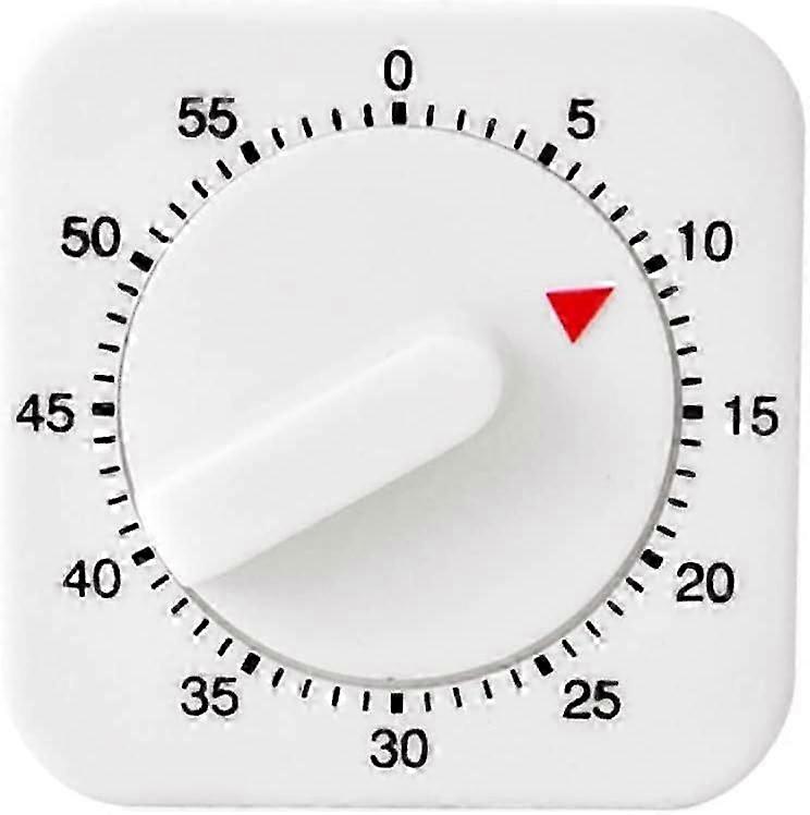 Wind Up Kitchen Timers,60 Minute Square Kitchen Mechanical Timer,Manual Clock Timer for Cooking Baking Exercise