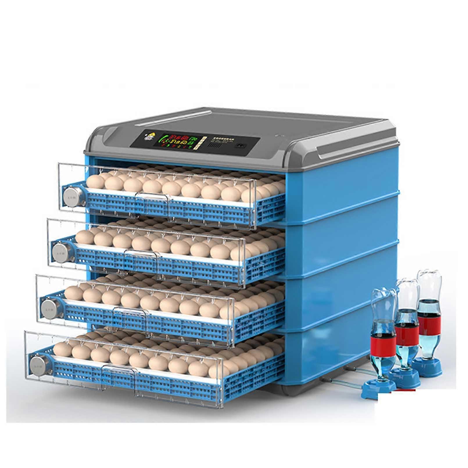 Large Capacity Automatic Egg Incubator 192/256/500 Eggs with Digital Temperature and Humidity Control