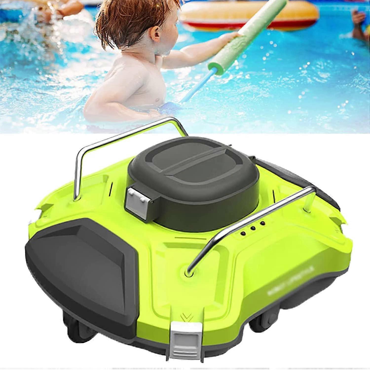 Cordless Automatic Pool Cleaner Robot with 5000mAh Battery for Above Ground Pools