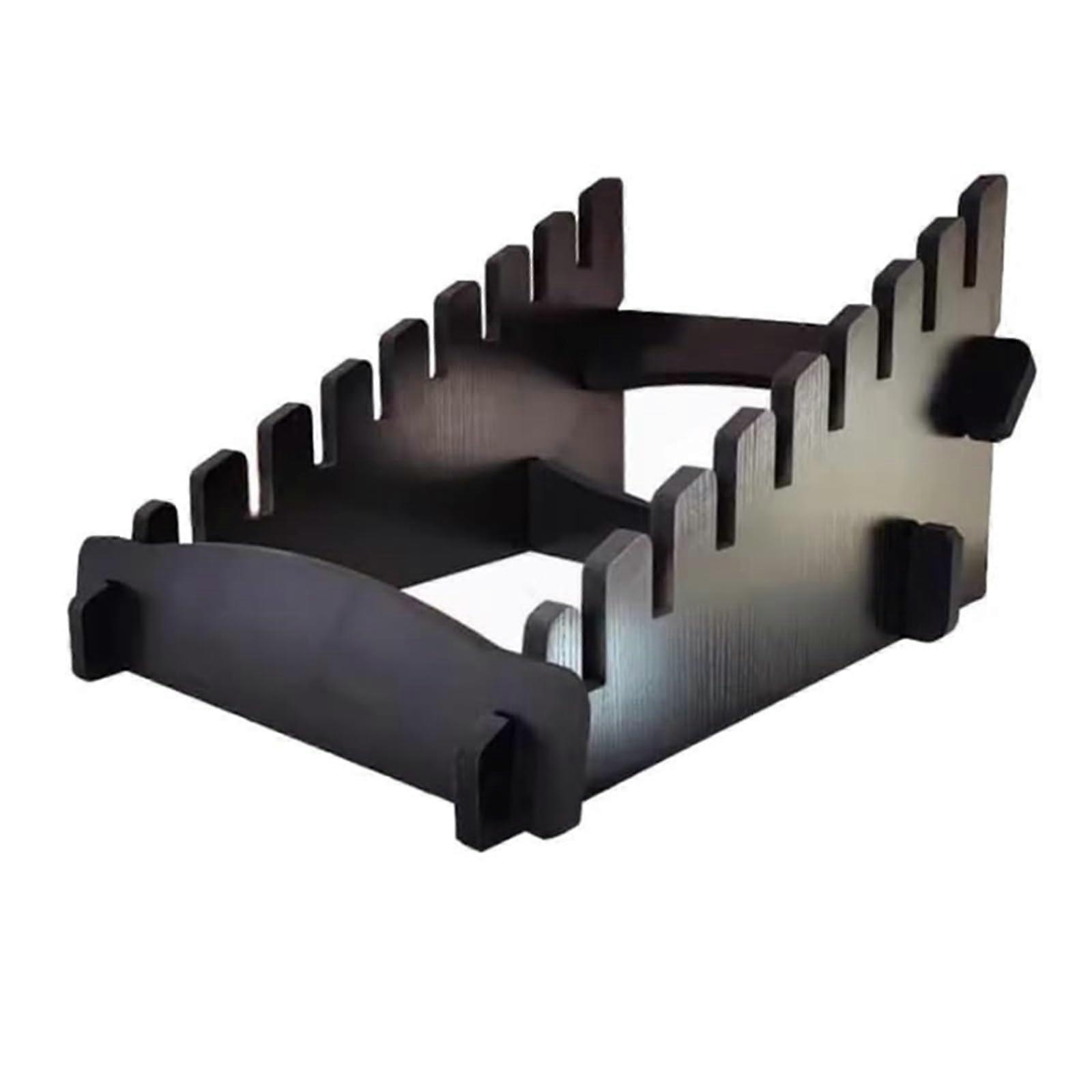 Tile Display Stand, 8Layer Floor Tile Sample Rack with Stable Triangular Structure for Marble Slabs