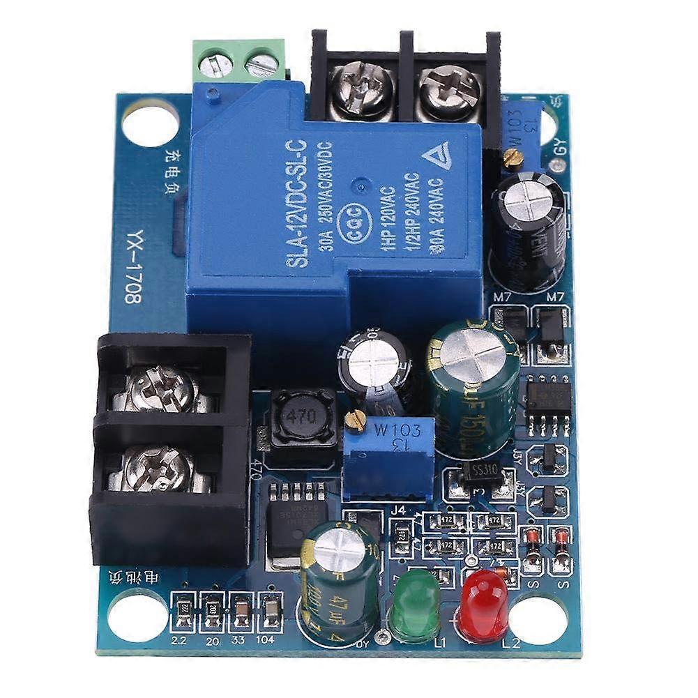 12V 30A Automatic Battery Charger Controller with Overcharge Protection and Easy Inline Installation