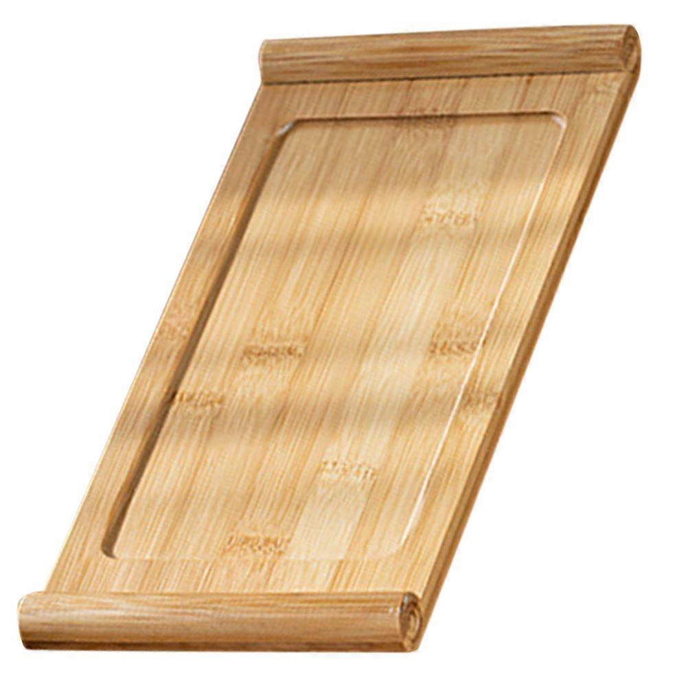 Bamboo Serving Tray Decorative Tea Platter for Tea Serving Rectangular Tray