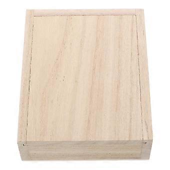 Poker Storage Box Wooden Case for Portable Use with Vintage Decorative Effect