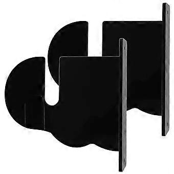 Acrylic Snowboard Wall Rack Black Holder for Storage 3Pairs Units