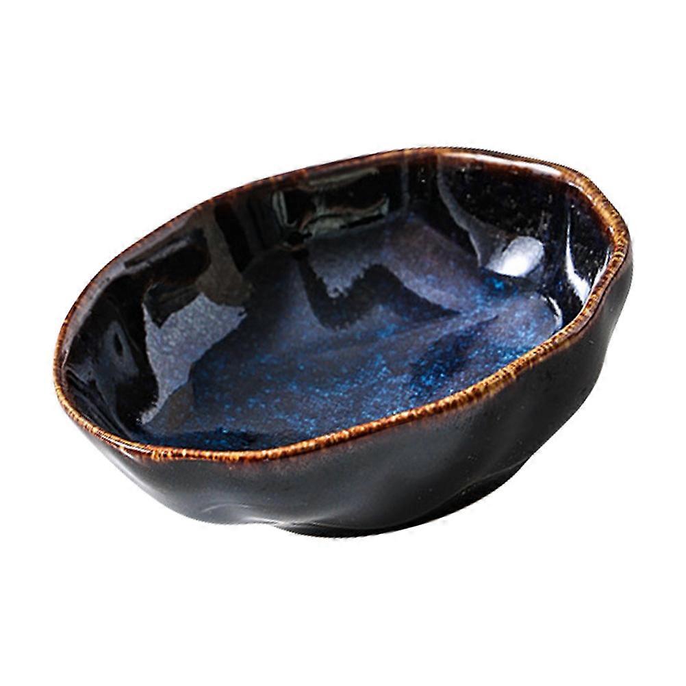 Ceramic Sauce Dish for Serving 4Pcs Multi-Functional Plates Assorted Color