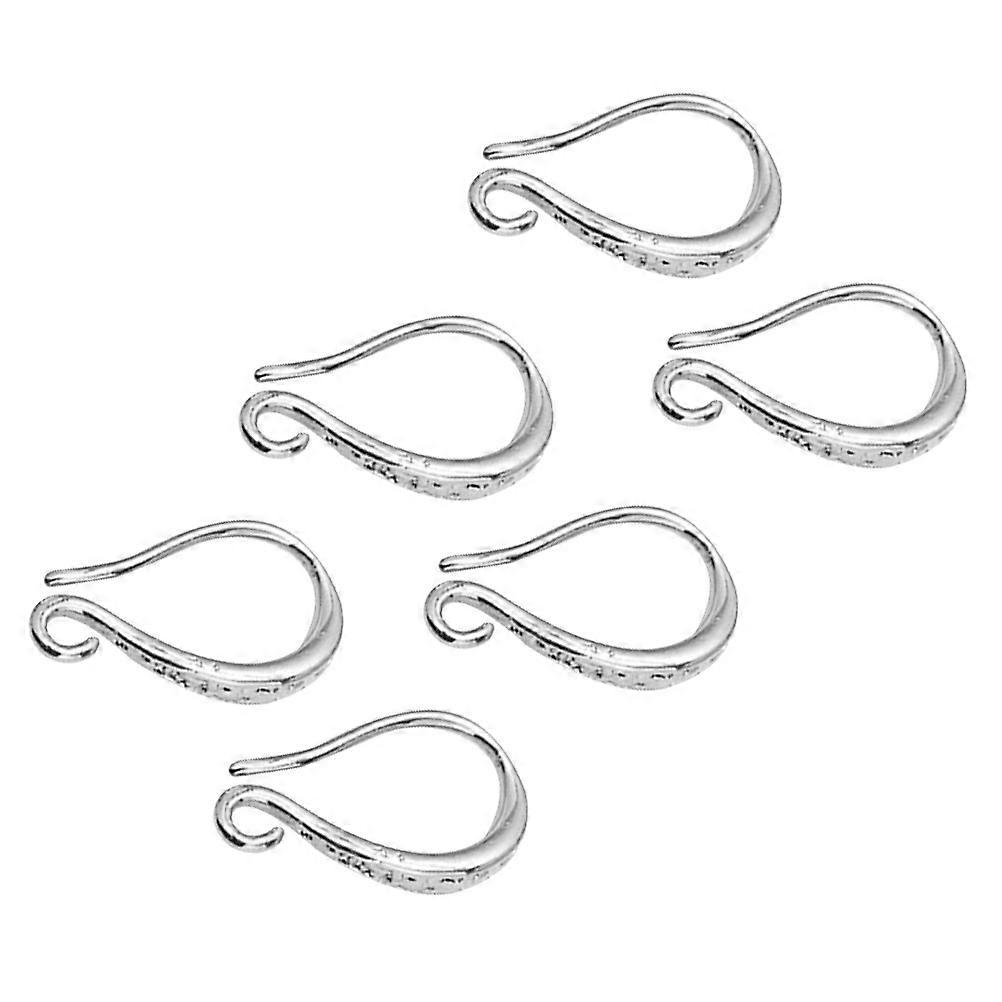 Lifting Ear Hook for Earring Making 3Pair Silver DIY Metal Accessories