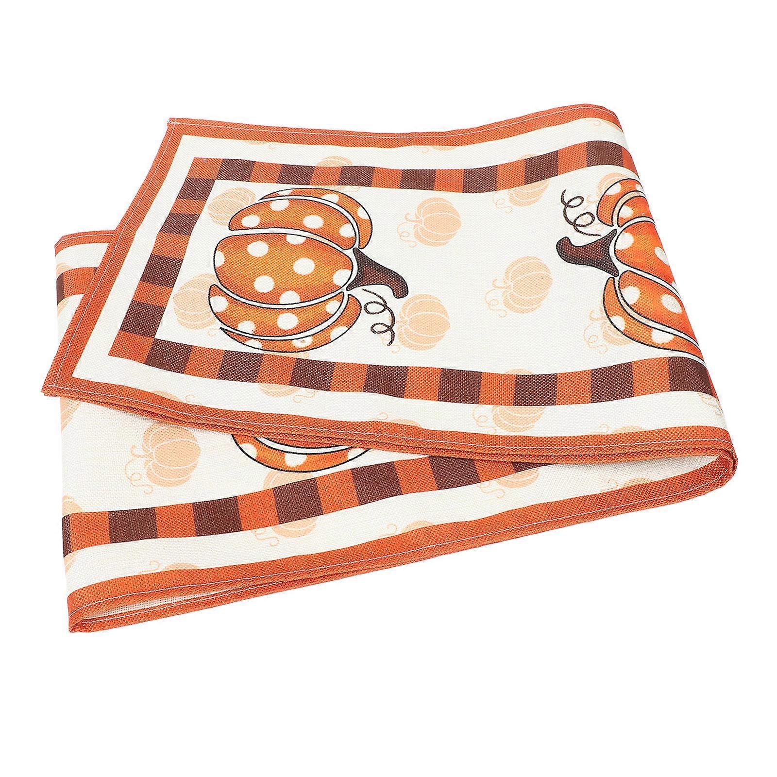 Pumpkin Table Decoration Fall Runner for Dinner Table Seasonal Use