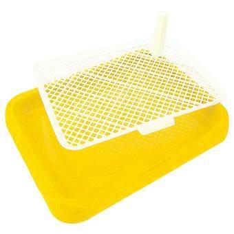 Dog Potty Tray Dog Toilet Training Pad Holder for Dogs Anti-Slide Litter Pee Tray Pet Supply