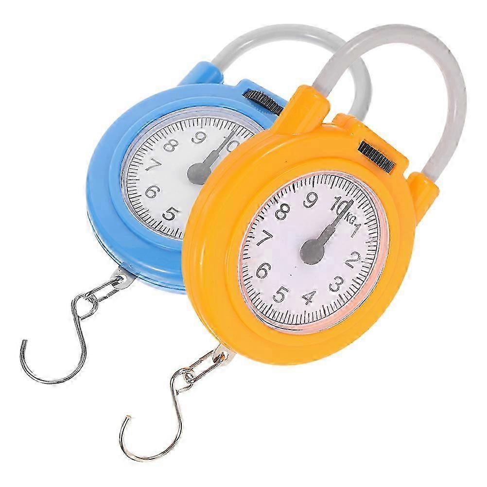Portable Suitcase Spring Scale Electronic Scale for Weighing Use 8Pcs