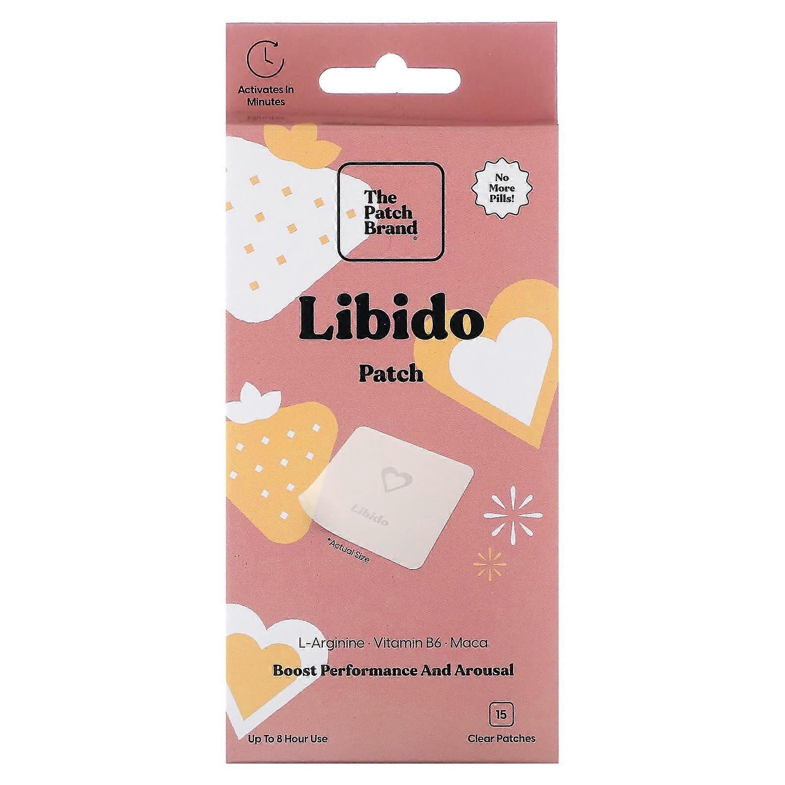 The Patch Brand, Libido Patch , 15 Clear Patches, 2-Pack