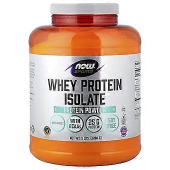 NOW Foods, Sport, Wei-eiwit isolaat, Niet-gearomatiseerd, 5 lbs (2,268 g)