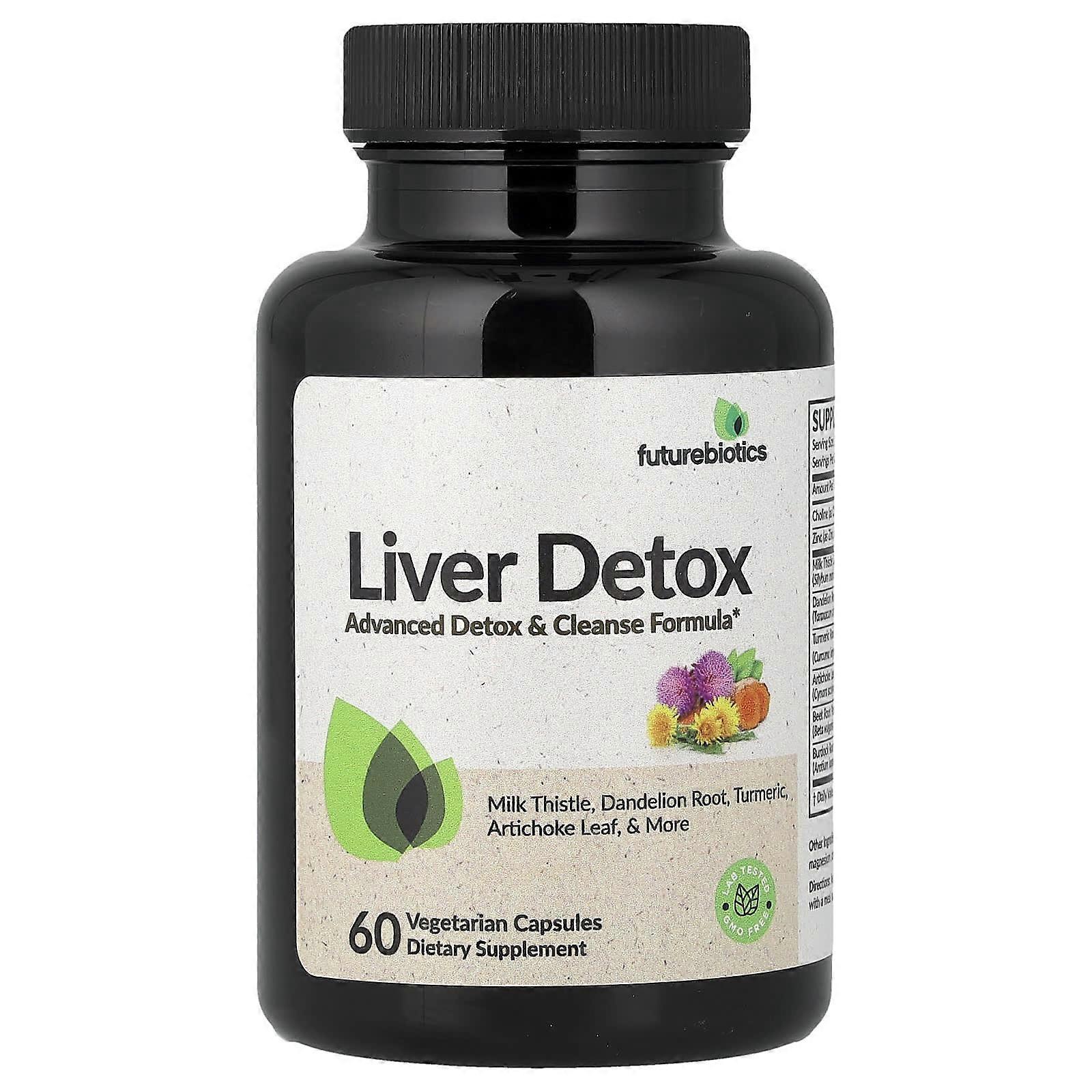 Futurebiotics, Liver Detox, 60 Vegetarian Capsules, 2-Pack