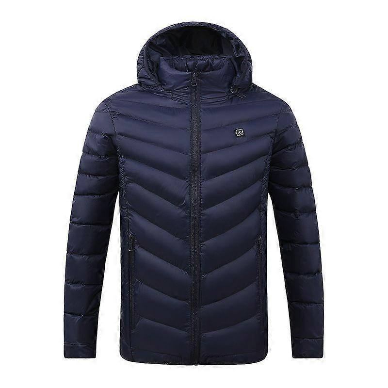 USB Electric Heated Jacket 4 Zone Blue S