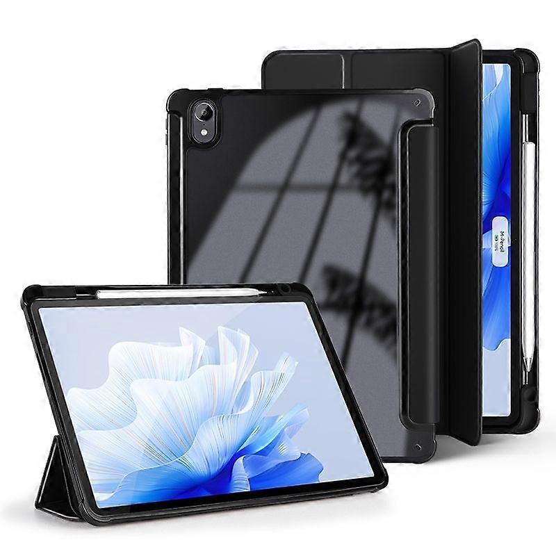 Capa de Couro Acrílica 3 Vezes para Huawei MatePad Air 11,5 polegadas