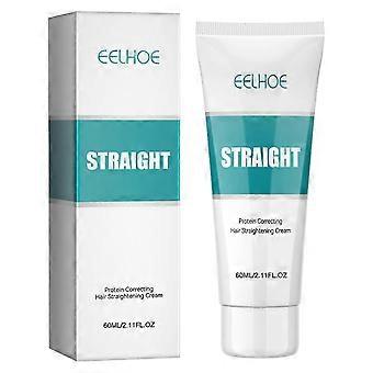 Professional Hair Straightener Cream - Anti-Frizz, Smoothing, Permanent Results, Safe for Home Salon & Travel Use for All Hair Types