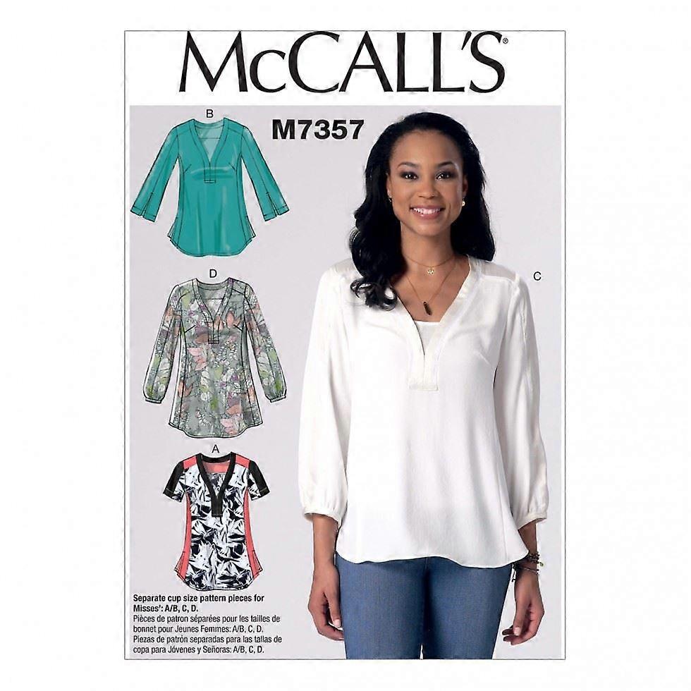 McCalls Sewing Pattern 7357 Women E5 (14-16-18-20-22)