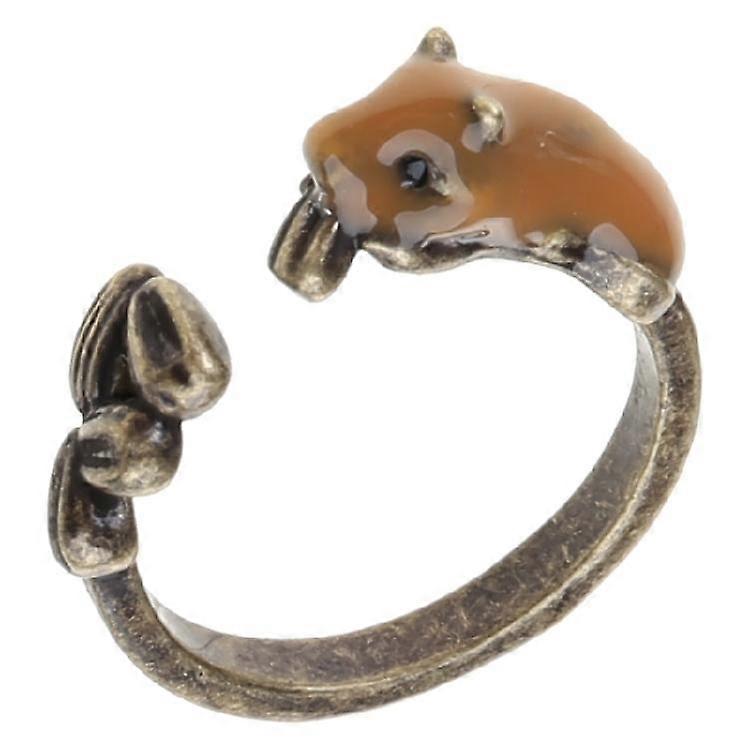 Squirrel Melon  Open Rings Simple Finger Rings Jewelry Stackable Rings