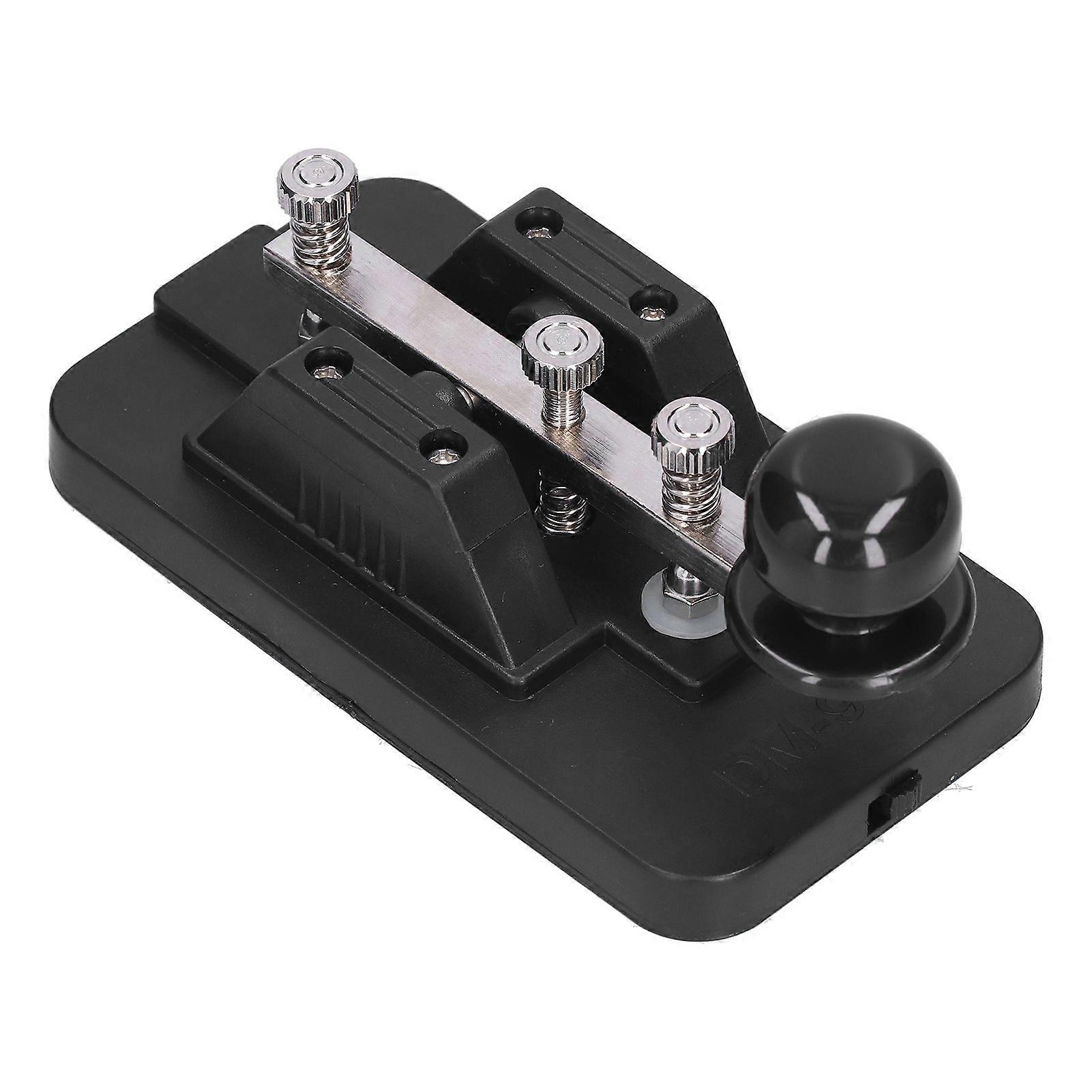 Morse Code Key Telegraph Tapper Manual CW Practice Tool Trainer with Buzzer for Beginner