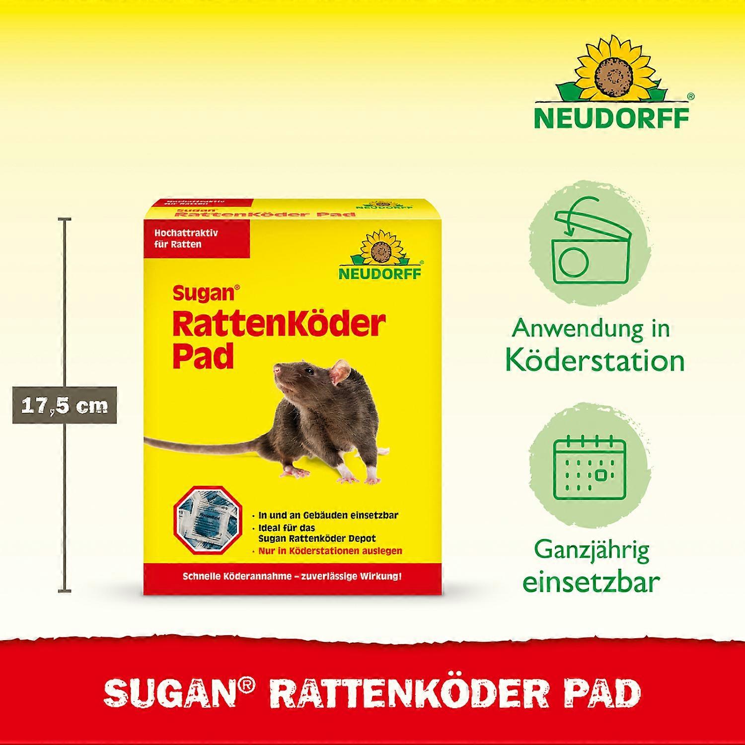 NEUDORFF Sugan® Rattenköder Pad, 200 g