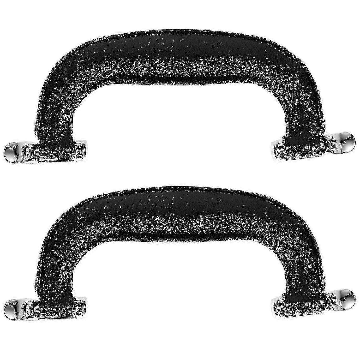 2pcs Leather Suitcase Handle Compatible with Luggage Case Toolbox Replacement Handle