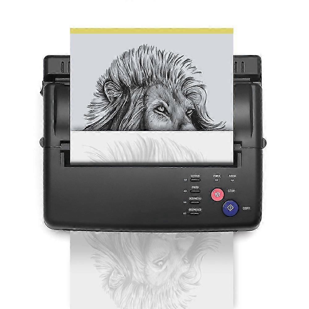 Tattoo Transfer Printer with Easy Control Interface, Adjustable Settings, Compact Thermal Stencil Printer