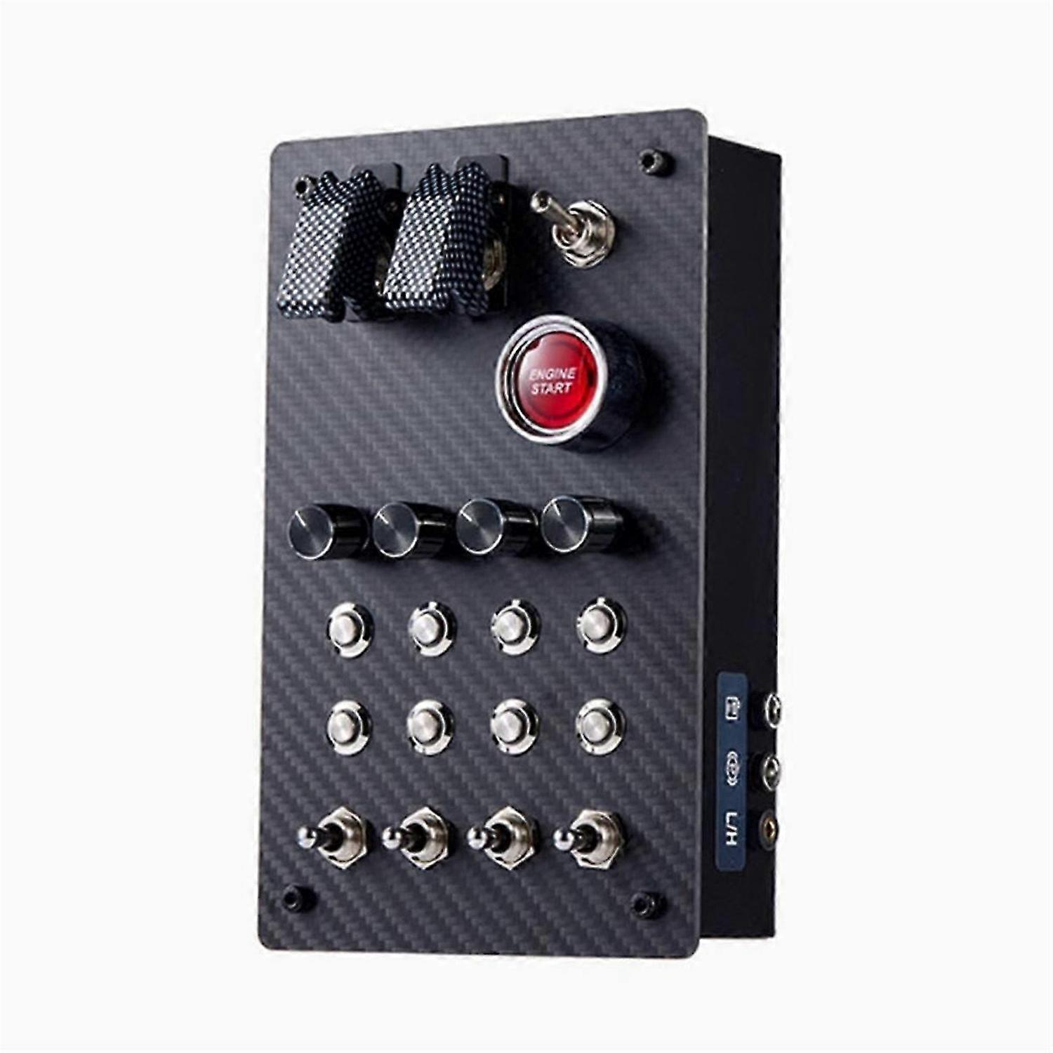 Horizontal Button Box SIM Racing Control Box Simulator Multi-Function for Simagic Fanatec Vertical