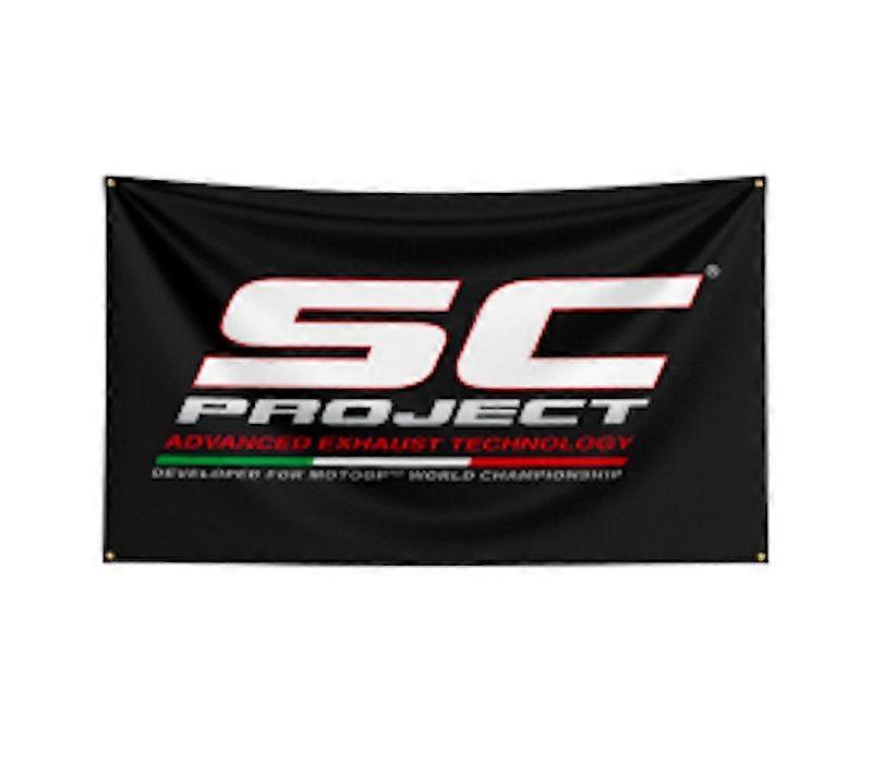 SC PROJECT Udstødningsflag/bannerlogo VX075