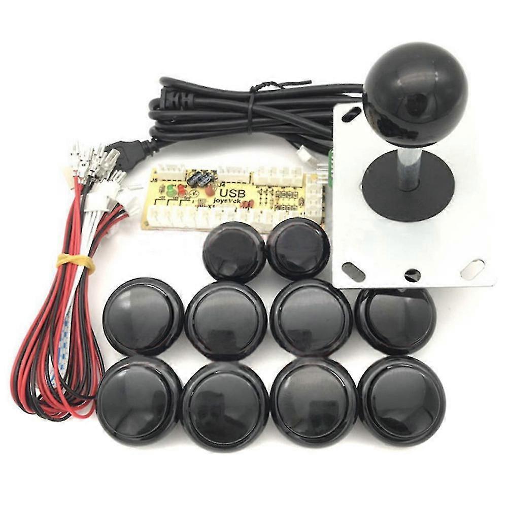 Arcade Buttons Game Usb Encoder Pc Joystick Controller Diy Kit For Mame Jamma Games