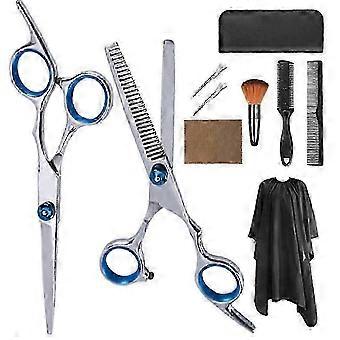 Durable professional hair cutting scissors set, 10pcs scissors kit for home, salon