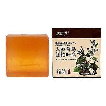 Travel-Friendly Herbal Hair Soap, Moisturizing Scalp Care & Body Wash 100g