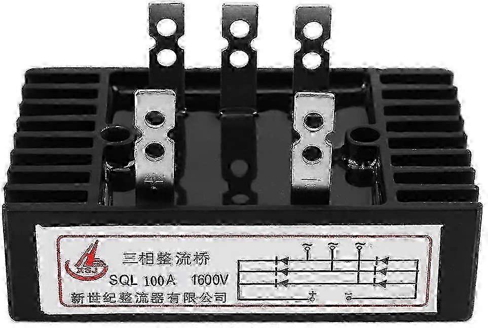 3 Phase Diode Bridge Rectifier SQL100A 1600V AC to DC Converter for Power Supply