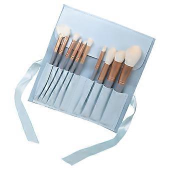 10Pcs Makeup Brushes Set for Girl Women Foundation Eyebrow Eyeliner Blush Cosmetic Concealer Brushes Make Up Tool Set Multicolor