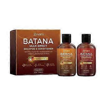 Zyvarn Batadano Gentle Hair Care Set - Gentle Treatment For Dry And Frizzy Hair, Resulting In Smooth And Shiny Hair For Daily Use.