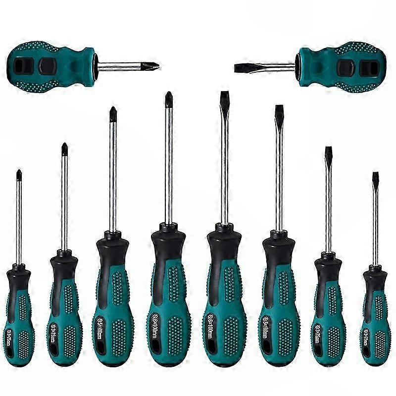 Screwdriver Set, 10-Piece Combination Hardware Tools