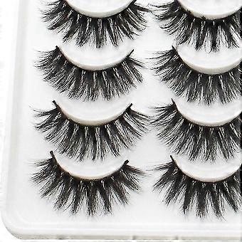 3d Fake Eyelashes 4 Styles Mixed False Eyelashes For Eye Makeup Natural Long Thick Lashes 20 Pairs