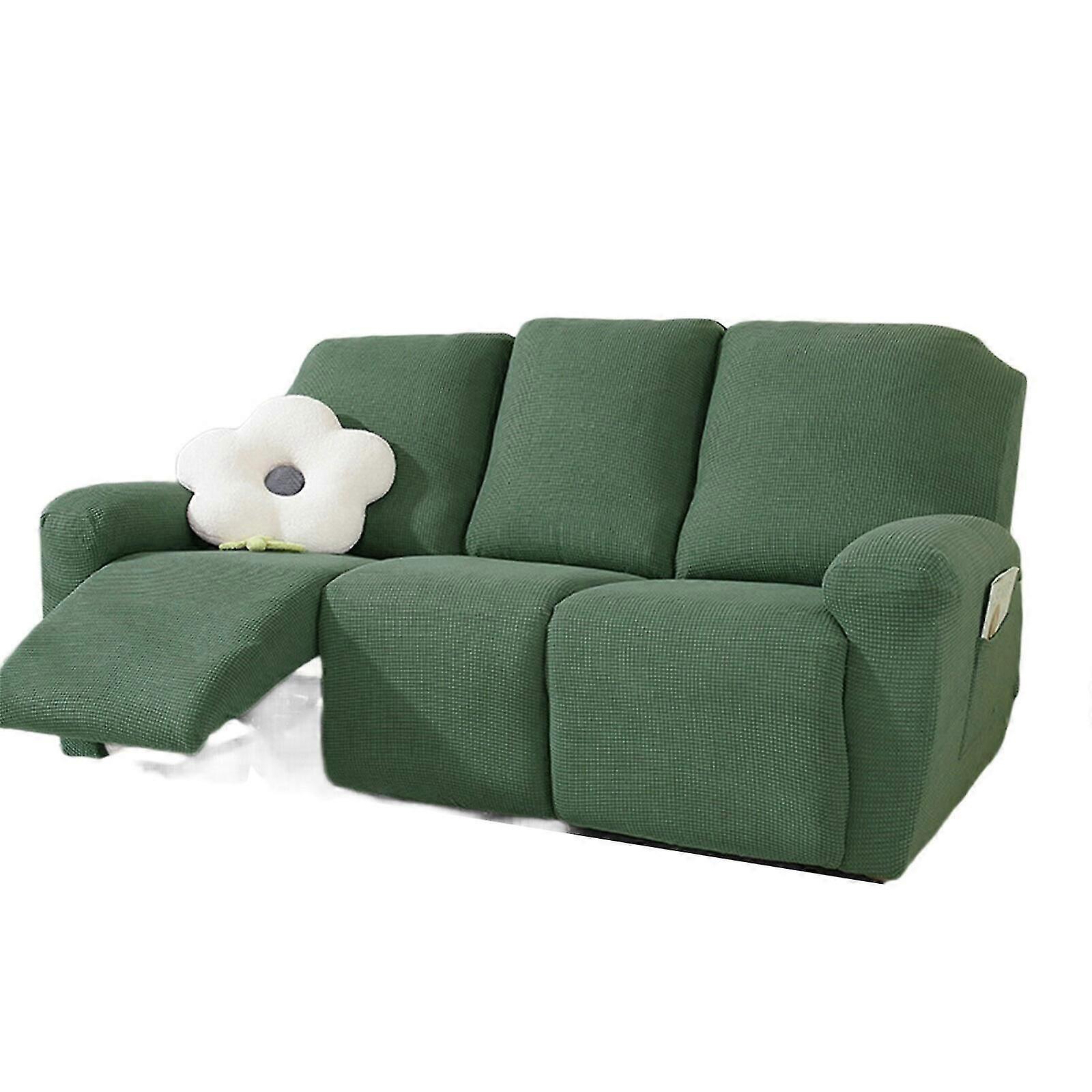 Classical 3 Seater Sofa Wrap Couch Protector Soft Touching Fabric Easy Maintenance Optional Colo