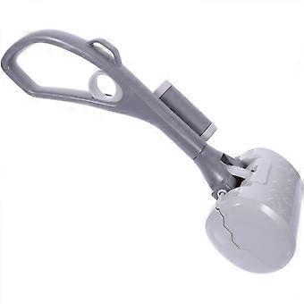 Practical poop scoop, dog poop scoop, suitable for outdoor use, grey